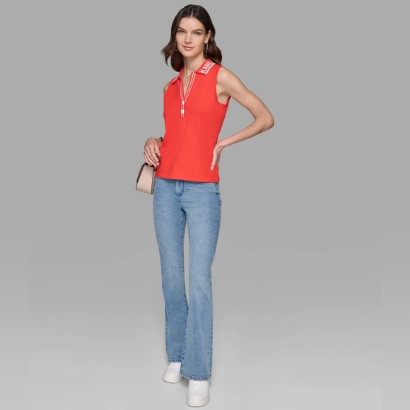 Karl Lagerfeld knitted sleeves top - Picture 4 of 6